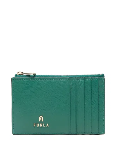Furla Camelia M Zipped Card Ca Accessories In Green
