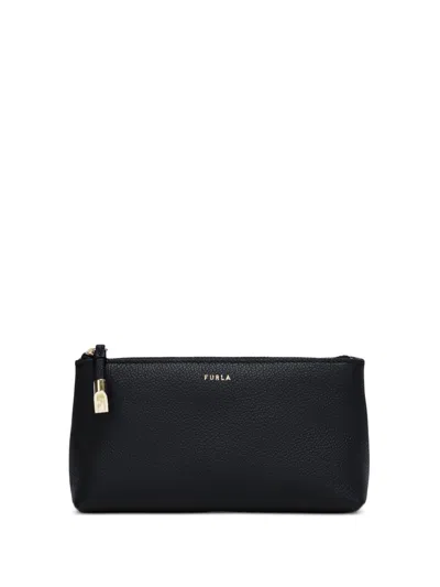 Furla Camelia Make-up Bag In Black