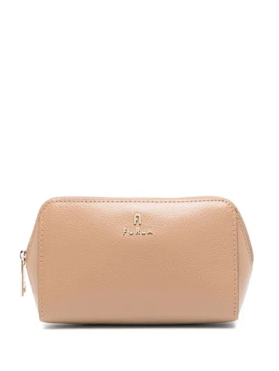 Furla Camelia Makeup Bag In 褐色