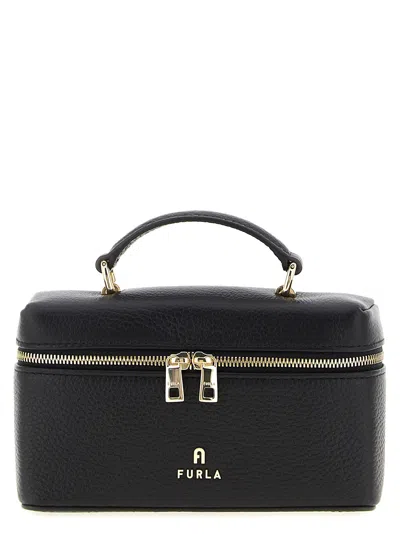 Furla Camelia Mini Handbag In Black