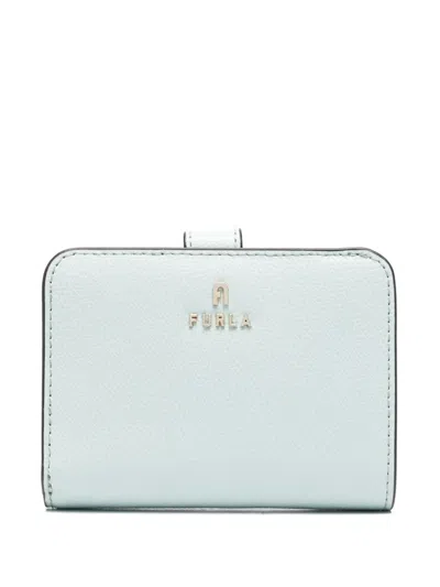 Furla Camelia S Leather Wallet In Blue