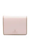 Furla Camelia S Leather Wallet In Pink
