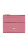 Furla Camelia S Zip-top Card Holder In Pink