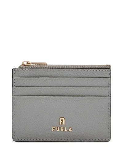 Furla Camelia S Zipped Card Ca Accessories In Gray