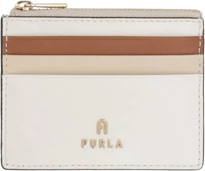 Furla Camelia S Leather Card Holder In Multi