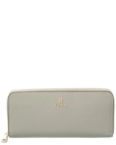 Furla Camelia Slim Xl Leather Zip Around Wallet