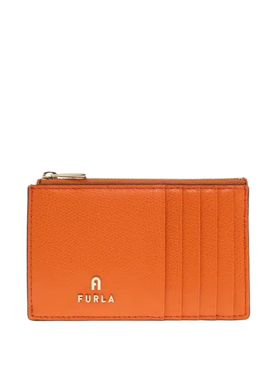 Furla Camelia Zip-around Cardholder In Brown