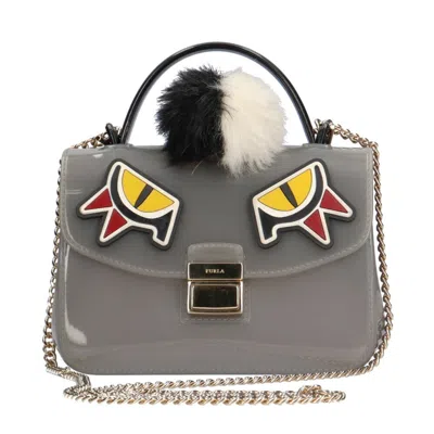 Pre-owned Furla Candy Pvc Shoulder Bag () In Grey