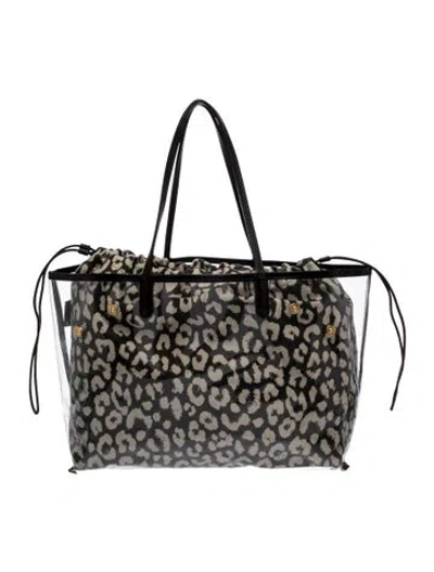 Pre-owned Furla Canvas Tote In Multi
