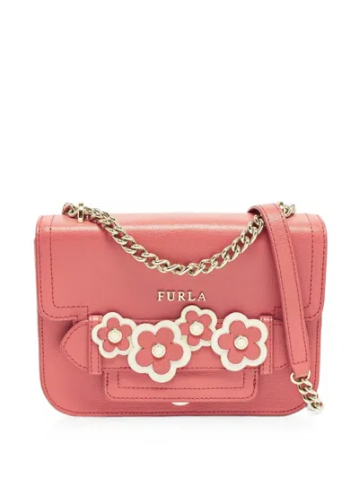 Pre-owned Furla Carol Shoulder Bag In Orange