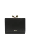 Furla Leather Wallet In Black