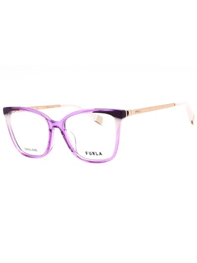 Furla Cat-eye Acetate Eyeglasses For Women In Silver