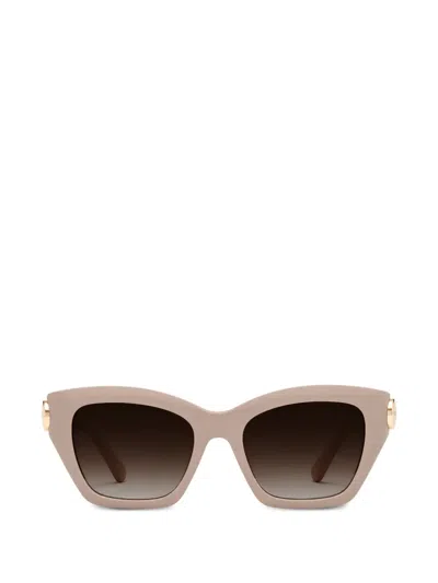 Furla Cat-eye Frame Gradient-lens Sunglasses In Neutral