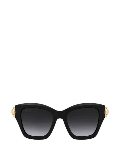 Furla Cat-eye-frame Sunglasses In Black