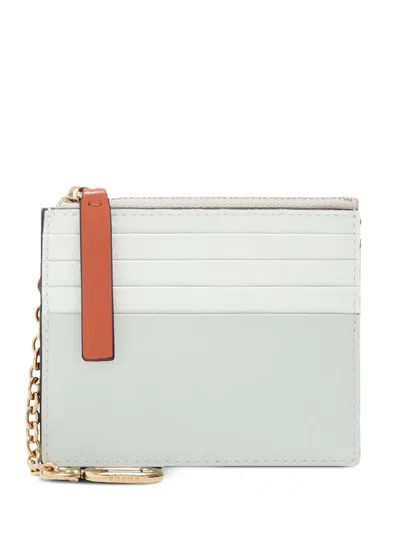 Furla Chain-detail Wallet In Green