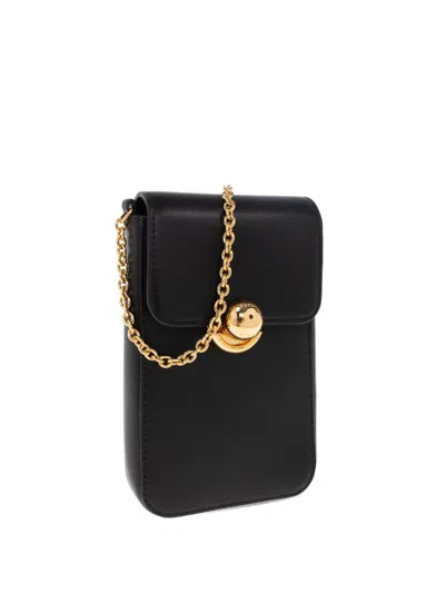 Furla Chain-strap Flap Tote Bag In Black