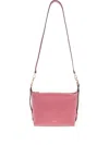 Furla Chain-strap Leather Tote Bag In Pink