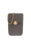 Furla Chain-strap Spherical-clasp Bag In Gray