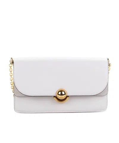 Furla Chained Shoulder Bag In White