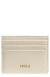 Furla Classic Business Card Case In White