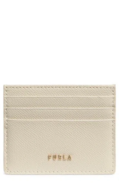 Furla Classic Business Card Case In White