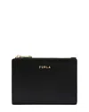 Furla Classic Leather Bifold Wallet In Black