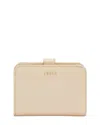 Furla Classic Leather Compact Wallet In Pink