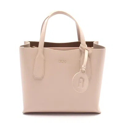 Furla Classic Leather Handbag Beige