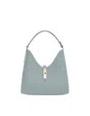Furla Hobo Bag Goccia M In Leather In Blue