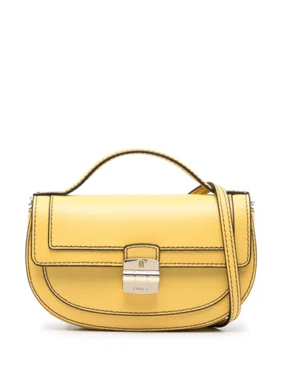 Furla Club 2 Mini Bag In Yellow