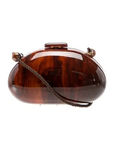 Pre-owned Furla Clutch In Brown
