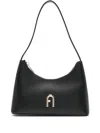 Furla Compact Shoulder Bag In Black