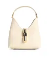 Furla Structured Hobo Mini Bag With Top Handle In Neutral