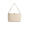 Furla Cream Leather Large Sfera Soft Bag