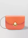 Furla Structured Carrot Orange Shoulder Bag In Orange