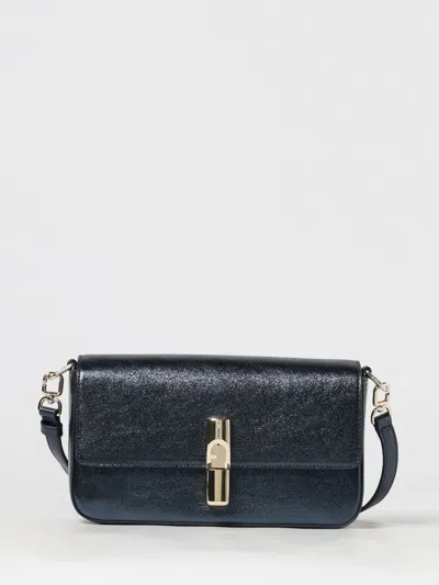 Furla Crossbody Bag  Woman Color Grey In Black
