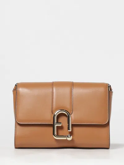 Furla Crossbody Bag  Woman Color Leather In Brown