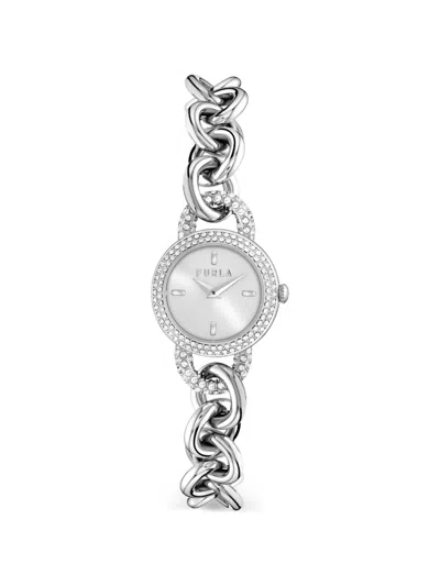 Furla Crystal 34mm Watch In Transparent