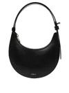 Furla Curved Silhouette Mini Shoulder Bag In Black