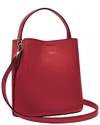 Furla Danae Leather Mini Bag In Red