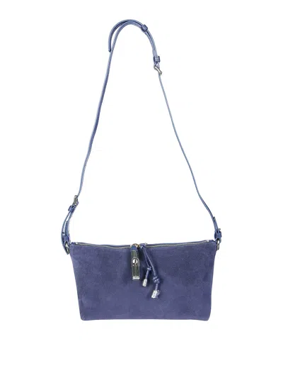 Furla Debby Mini Shoulder Bag Soft In Blue
