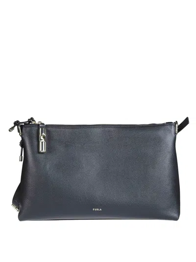 Furla Debby M Smooth Leather Shoulder Bag In Pattern