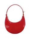 Furla Delight Mini Red Shiny Leather Bag In Red