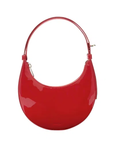 Furla Delight Mini Red Shiny Leather Bag