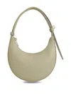 Furla Delizia Crescent-shape Shoulder Bag In Green