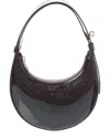 Furla Curved Silhouette Mini Shoulder Bag In Black