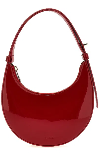 Furla Mini Delizia Shoulder Bag In Red