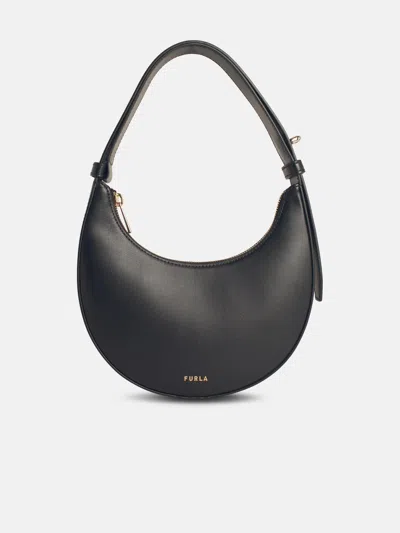 Furla 'delizia' Mini Bag In Black Leather