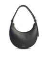 Furla Curved Silhouette Mini Shoulder Bag In Black