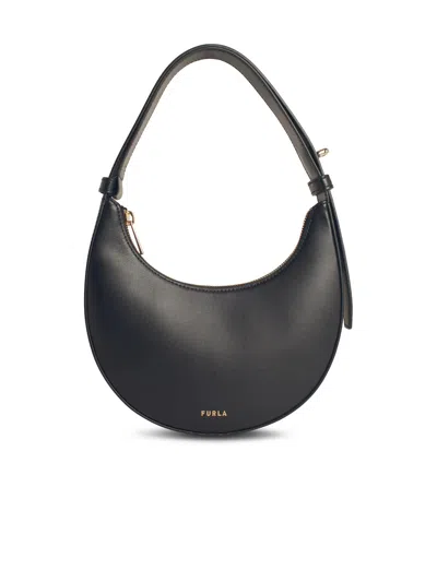Furla Delizia Mini Bag In Black Leather